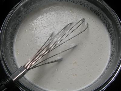 1.鲜虾肠粉米浆制作