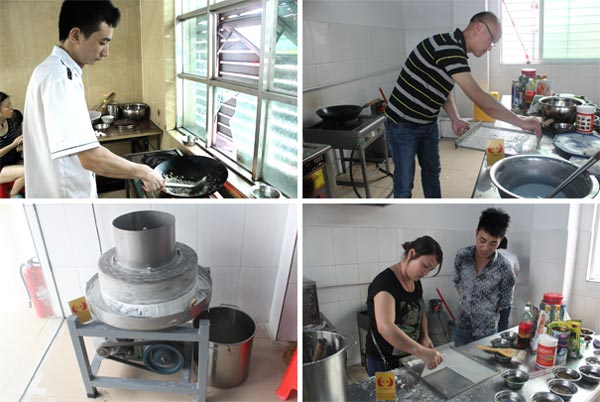 惠州淡水肠粉培训教学过程